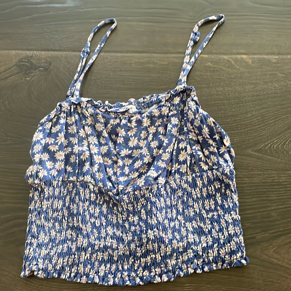floral crop top